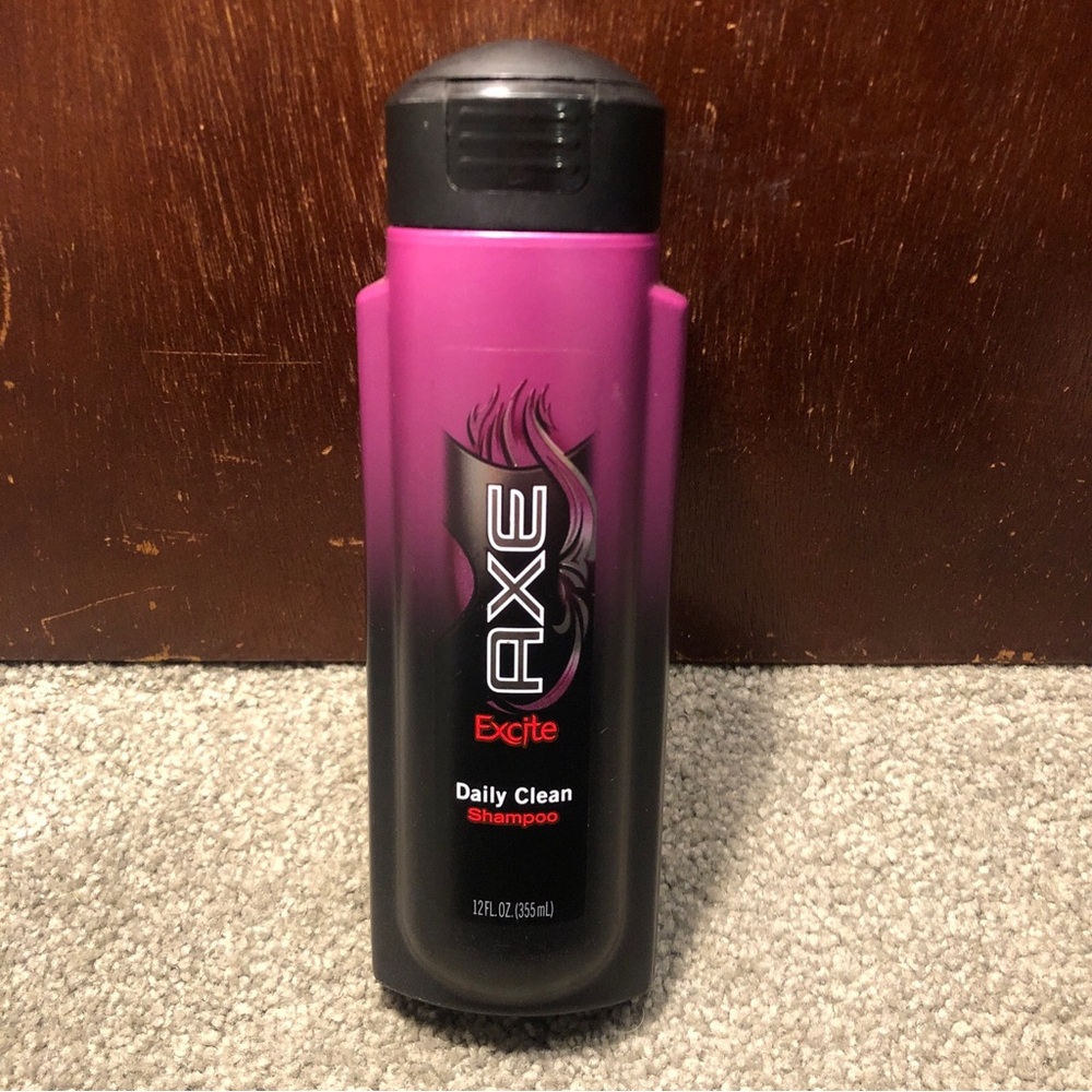 AXE Excite Daily Clean Shampoo Purple & Black Bottle, 12oz